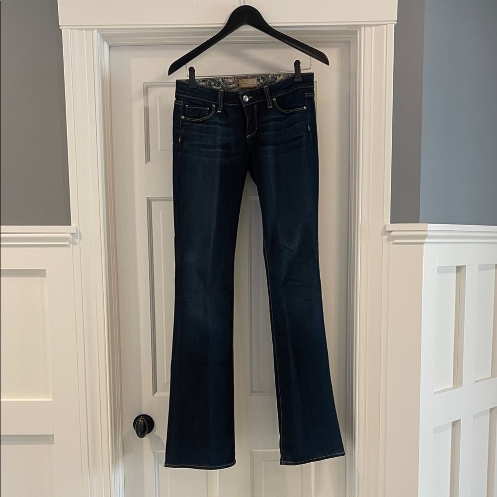 PAIGE Women's Boot Cut Jeans - Midnight Indigo